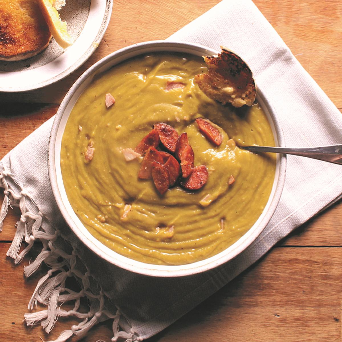 great omas pea and ham soup- Three aussie farmers bacon hock