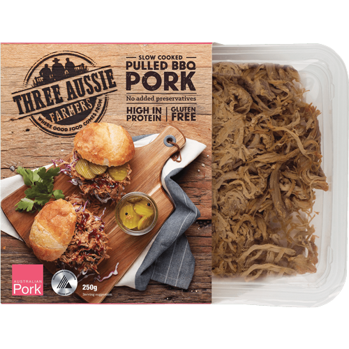 Three Aussie Farmed Pulled Pork