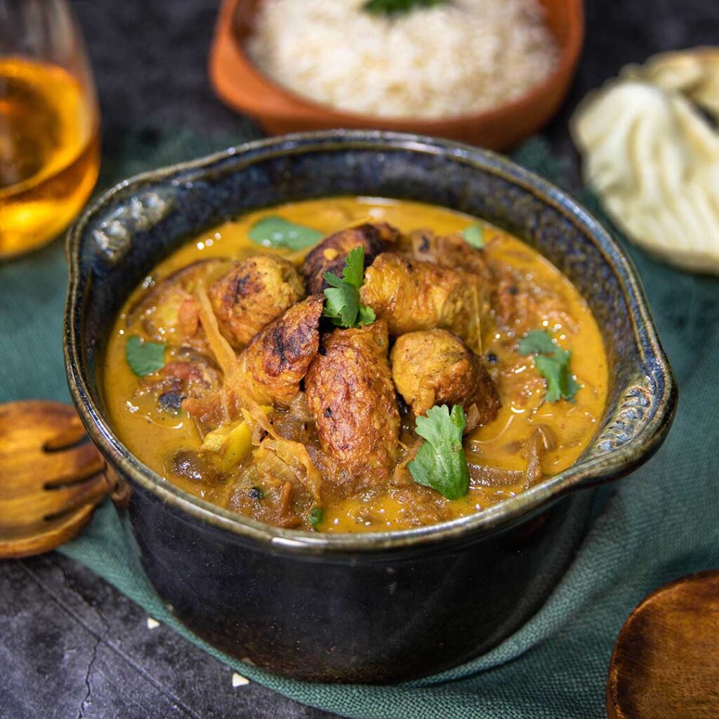 Indian Style Sausage Curry
