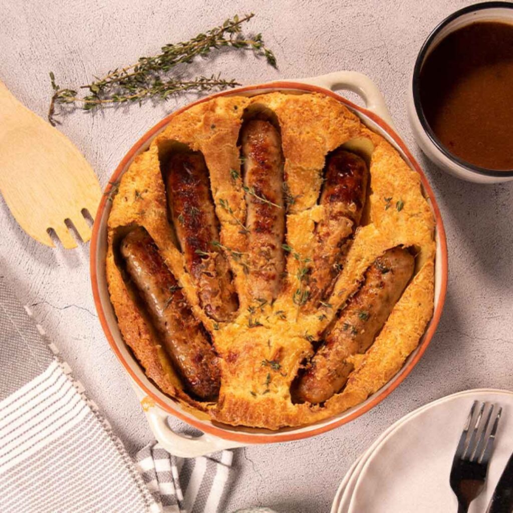 Three Aussie Farmers - Classic Toad in a Hole