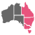 Three Aussie Farmers - East Coast Map