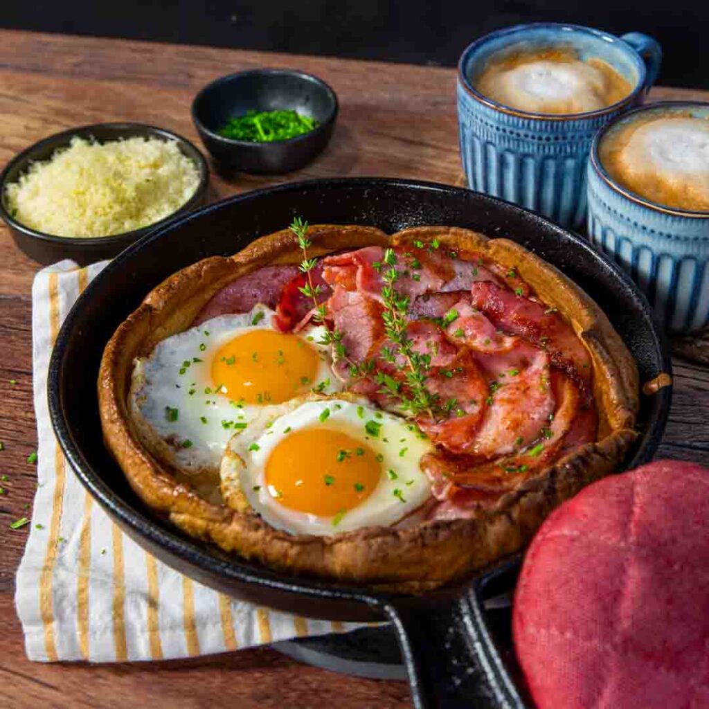 Three Aussie Farmers - Ham Dutch Baby Pancake